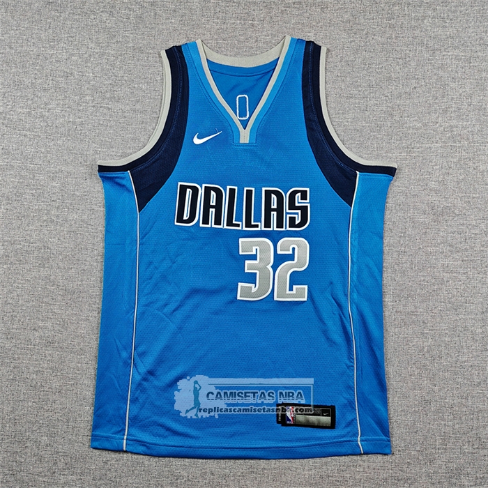 Camiseta Nino Dallas Mavericks Cooper Flagg NO 32 Icon 2025-26 Azul